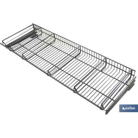 CESTA 5 HUECOS PARA EXPOSITORES 1000X400MM.