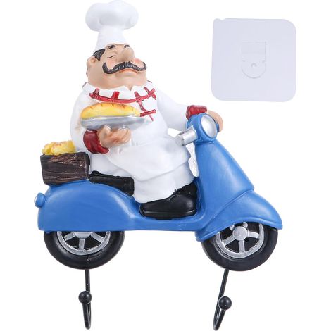 murale décorative pour la cuisine avec crochets pour clés et (1/5)