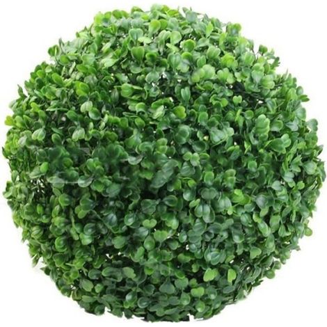 Boule de Plante Artificielle - SURENHAP - Grand Modèle - 20 cm - Décoration Intérieure/Extérieure - Vert vert (1/4)