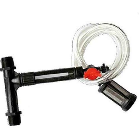 Verstellbarer Venturi-Düngerinjektor mit Durchflussmesser 25Ø Männliches Gewinde 3/4'' Für den Einsatz in Rohren mit 25mm