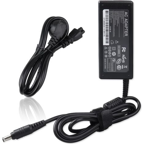 Adaptateur Secteur 65 W pour Ordinateur Portable, Compatible avec Samsung R480,R440,R540,R530,R580,QX410,Q430,P560,NP-NF310,R580I,R580E,R540E,R540,R440I,R480I,R430I,N110,N120,N130,N140,19 V, 3,16 A (1/5)
