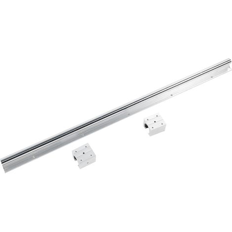 Linearführungsschiene SBR25S mit optischer Achsenwelle + 2 Stück SBR25UU Standard-Schlittenbewegungseinheit (1/5)