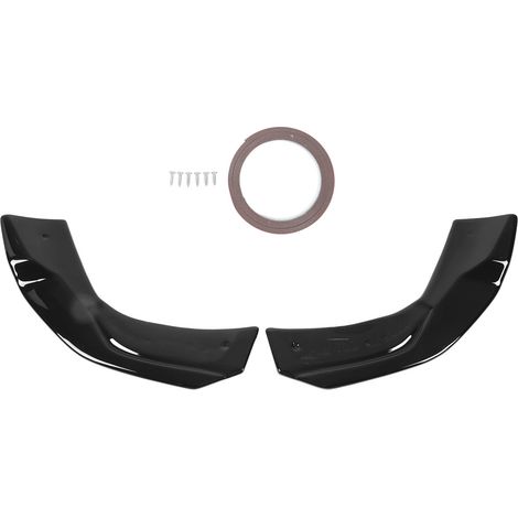 1 coppia di divisori laterali posteriori di ricambio, sinistro e destro, neri lucidi, per Mercedes-Benz Classe A W177 A35 A45 AMG-Line Hatchback. (1/5)