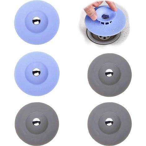 Pack of 5 UFO Pressure Floor Drain Plugs, Drain Plugs, Kitchen Floor Drains, Bathtub Plugs, Sewer Floor Drains (1/5)