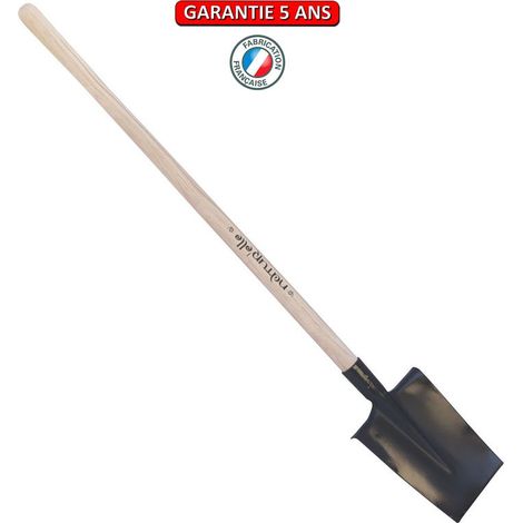 Standard-Spaten mit Apfelgriff 105cm - Spaten 24cm - Seegrasgrau OUTILS PERRIN