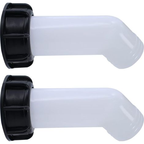Bec verseur IBC avec écrou, raccord de buse de réservoir d'eau S60x6, bouchon de valve de buse de réservoir, filetage interne pour réservoirs d'eau IBC (1/5)
