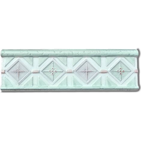 Listello in ceramica Polin Verde 6x20 cm (1/2)