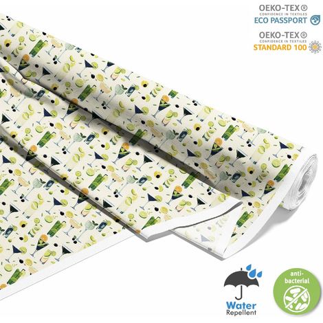 TISSUS DÉCORATIFS D'EXTÉRIEUR OXFORD - Motif Cocktail DX8444 (1/5)