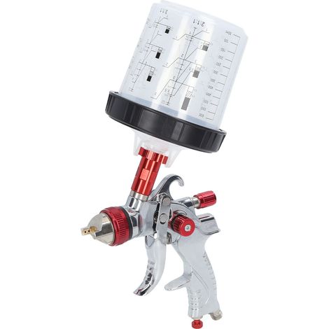 Pistolet à peinture automobile HVLP, buse 1,4 mm/1,7 mm/2,0 mm, système de peinture automatique par gravité, entrée d'air G1/4. (1/5)