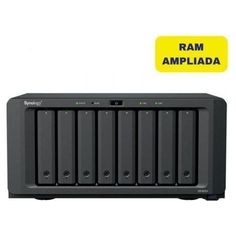 NAS Synology Diskstation DS1825+/ 8 Bahías 3.5- 2.5/ 32GB DDR4/ Formato Torre