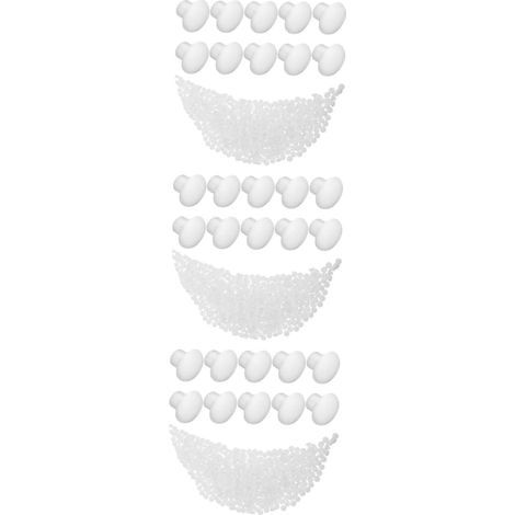PRETYZOOM 1500 Pièces Bouchons Ronds en Plastique pour Trous de (1/5)