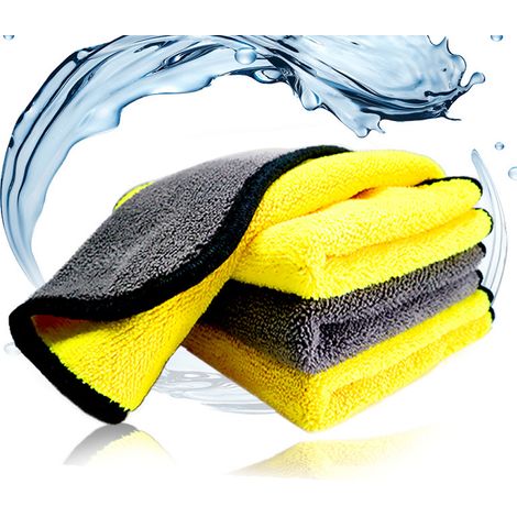 5er-Pack Mikrofasertücher für Autopflege, Reinigung, Trocknung und Haushaltsreinigung (1/5)