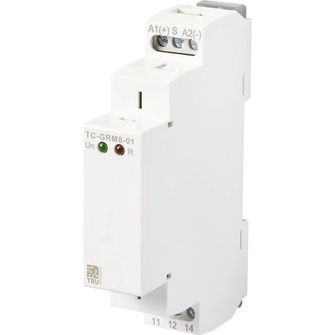 TRU COMPONENTS TC-GRM8-01 Relè di commutazione Guida DIN 16 A 1 pz. (1/4)