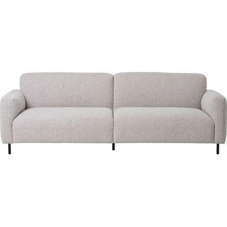 Salvador Sofa 3 Sitzer Sofa hellgrau.