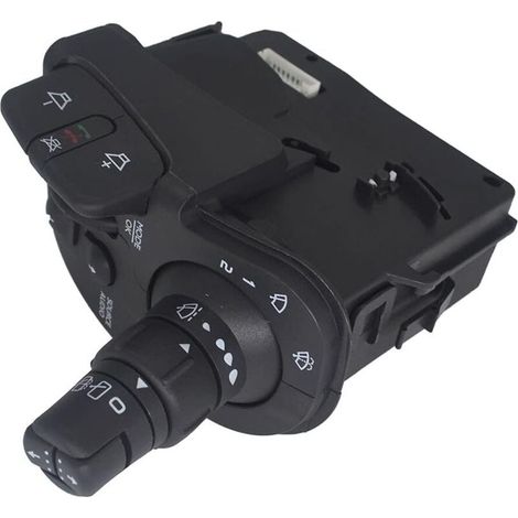 Commutateur de radio et d'essuie-glace sur colonne de direction pour R-enault Clio 3, Kangoo, Modus 8201590631, 7701068115, 8201359195