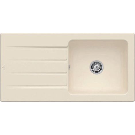 V&B Spüle 60 ARCHITECTURA 1000x510mm Handbetätigung ivory