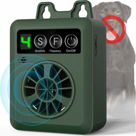 Safe Outdoor Ultrasonic Dog Barking Deterrent, Sonic Bark Silent Deterrent (1/4)