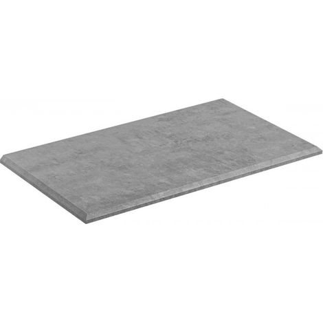 Plateau meuble sous vasque - 80,5 x 47 x 2,2 cm - Havana Concrete - Livraison gratuite (1/3)