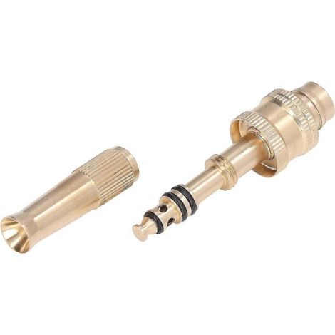 2025 Water Hose Nozzle G1/2 Internal Thread High Pressure Resistant 15mm Outlet Diameter Adjustable Spray Jet Nozzle (1/2)