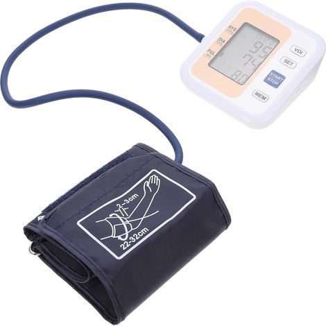 Tensiomètre Numérique Portable Bras Avec Brassard Abs Mémoire Automatique Pour Usage Domestique Et Suivi Santé Quotidien (1/5)