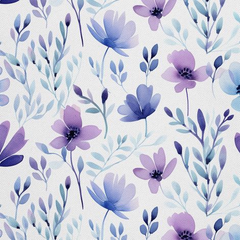 Tissu décoratif d'extérieur Oxford - Fleurs - DX2837 (1/5)