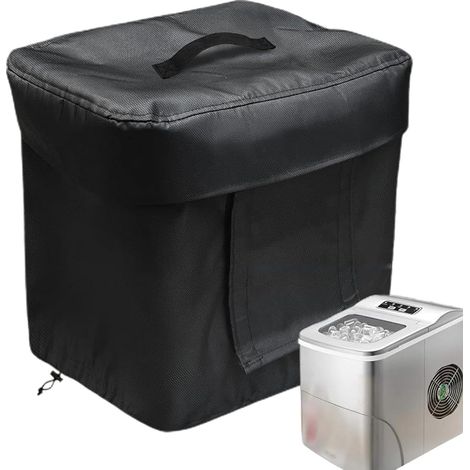 Waterproof Ice Machine Cover, Portable Ice Maker Machine, Countertop Ice Cover Case, Dustproof Ice Cover for Outdoor Use and Countertop Ice Makers and for All Season Appliance Safety (1/5)