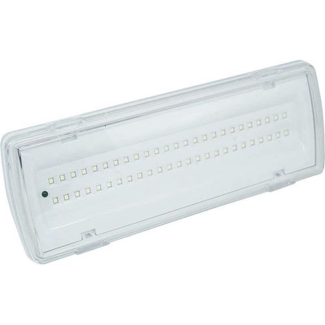 Lampada di Emergenza 50 LED Parete Incasso 4W Luce Fredda 6500K 406 Lumen (1/4)
