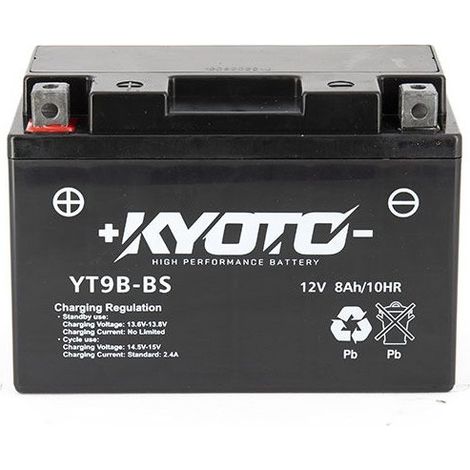 Batterie GT9B-BS SLA-AGM - Sans Entretien - Prête à l'Emploi - Equivalente YT9B-BS