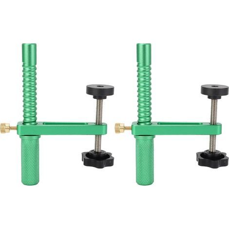 Pince à bois pour banc de chien, 2 pièces, trou en alliage d'aluminium de 20mm pour l'artisanat