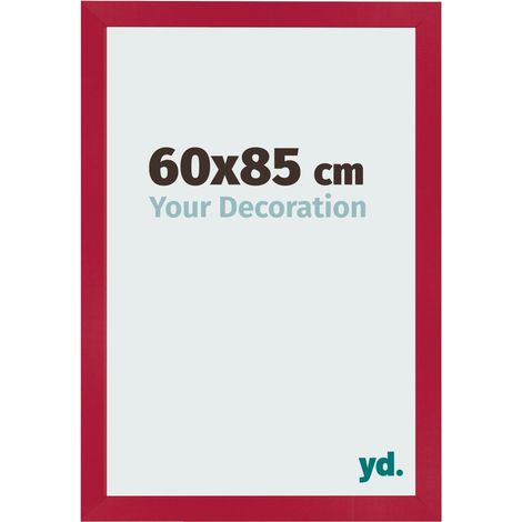 yd. - Cadre photo 60x85 - Rouge - MDF - Bologna (1/5)