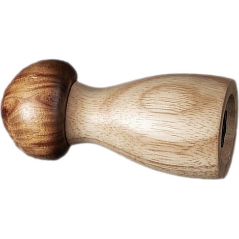 Moulin à Poivre Manuel en Bois Forme Champignon, Broyage Facile, (1/5)