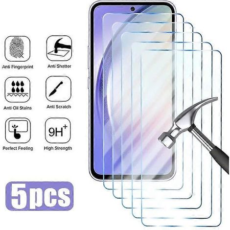 Lot de 5 protections d'écran en verre trempé pour Xiaomi Redmi Note 10 Pro (1/5)