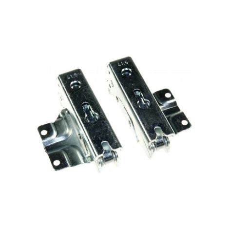 Par de bisagras integradas para puerta de frigorífico y congelador Bosch (superior izquierda, inferior derecha + superior derecha, inferior izquierda)