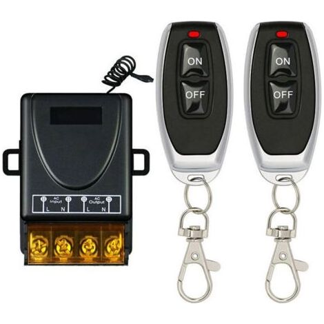 Télécommande sans fil pour moteur de pompe électrique triphasé haute puissance 30A Télécommande unidirectionnelle pouvant pénétrer dans le mur-2pcs (1/4)