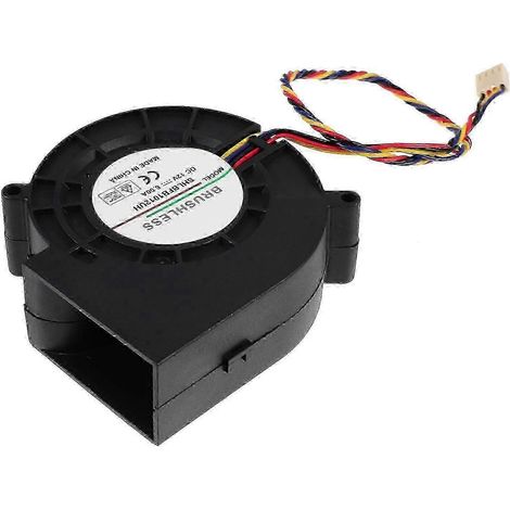 Compatible avec les ventilateurs haute température 12 V 6 A, les souffleurs de four, les refroidisseurs de plaque de cuisson CC, noir, 9,7 x 9,7 x 3 cm, rotation réglable, 1 unité, 9,7 x 9,7 x 3 cm, n (1/5)