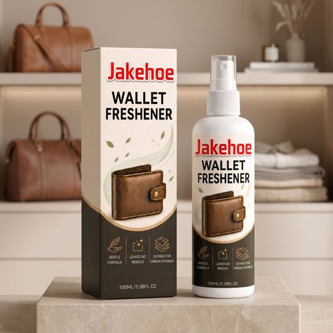 Frischespray für Geldbörsen zur täglichen Pflege: Reinigt sanft und reduziert Gerüche in Ledergeldbörsen, Kartenetuis und Stofffutter – 100 ml -- DE (1/5)