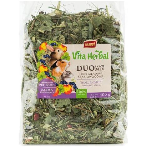 Vitapol Duo Snack Mix - Fruit Meadow per roditori e conigli 400 g
