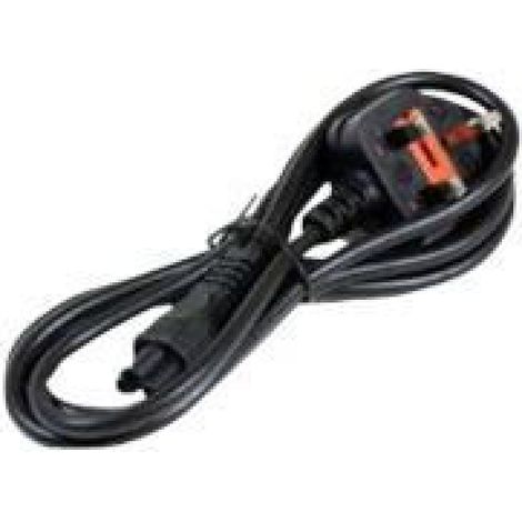 Câble D'alimentation - IEC 320 C5 - 2 M - Noir - Pour Ordinateur Portable Et Appareils Électroniques - 1 Pièce