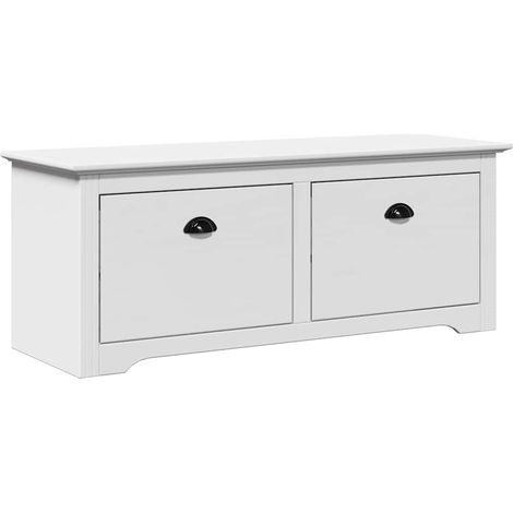Hallway Bench BODO White 114x40x45 cm vidaXL