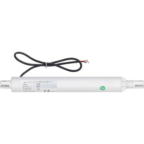 Elektrischer Linearantrieb, 50 mm Hub, 200 N Kraft, Schutzart IP65, Aluminiumlegierung, Gleichstrom, 24 V (1/5)