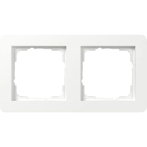Gira Telaio di copertura 2f Gira E1 Bianco puro [0212150], 0212 150