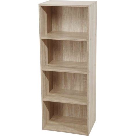Domo Mea Libreria 4 Ripiani in Legno Naturale - 40x29x106 cm (1/2)