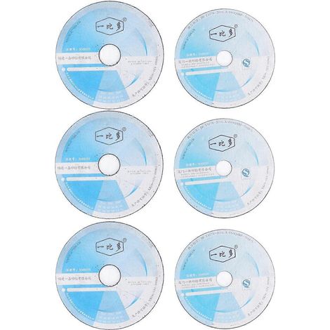 Ensemble de 6 disques à découper, disques à meuler et lames de scie pour acier, fer et plastique