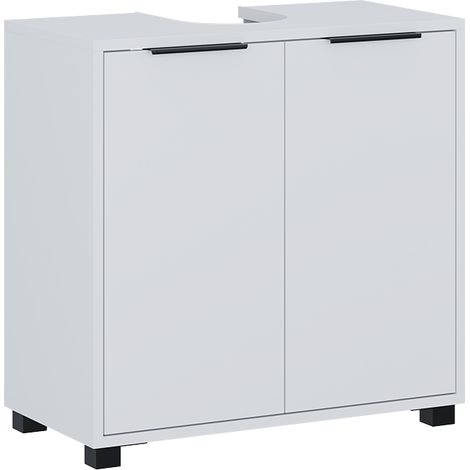 Mueble bajo lavabo Alina, Blanco, 60 x 60 cm con puertas, Vicco (1/5)