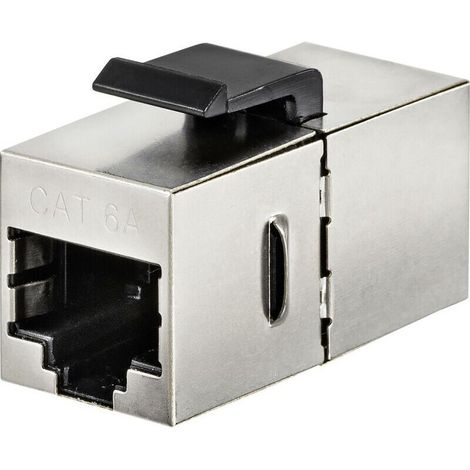 RJ45 réseau informatique Adaptateur CAT 6a [1x RJ45 femelle 8P8C - 1x RJ45 femelle 8P8C] A834642 (1/3)
