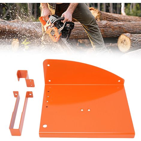Présentoir de Scie à Chaîne Lourde Support de Rangement pour Outils de Garage Porte-Scie à Chaîne Murale Compatible avec Série MS-KZQ (1/5)