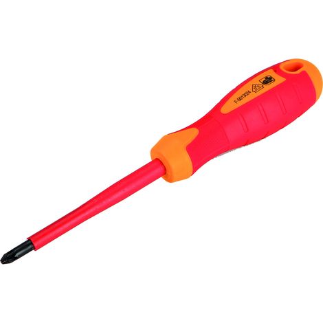 DESTORNILLADOR AISLADO PZ1x80MM ALYCO ORANGE