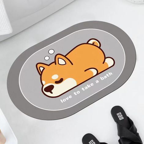 Tapis De Bain - En Terre De Diatomée - Anti-dérapant - Pour Salle De Bain Cuisine Et Entrée - 1 Pièce (1/5)