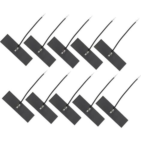 10 antennes internes flexibles de type T FPC 2,4 GHz, stabilité du signal 4 dBi, antenne souple intégrée, tête de soudage (1/5)