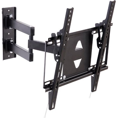 SUPPORTO TV LED INCLINABILE GIREVOLE NERO FINO A 65'' (1/2)